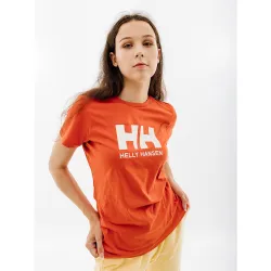 Женская Футболка HELLY HANSEN W HH LOGO T-SHIRT Оранжевый XS (7d34112-179 XS) - Robinzon.ua