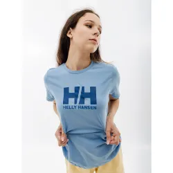Жіноча Футболка HELLY HANSEN W HH LOGO T-SHIRT Блакитний XS (7d34112-627 XS) - Robinzon.ua