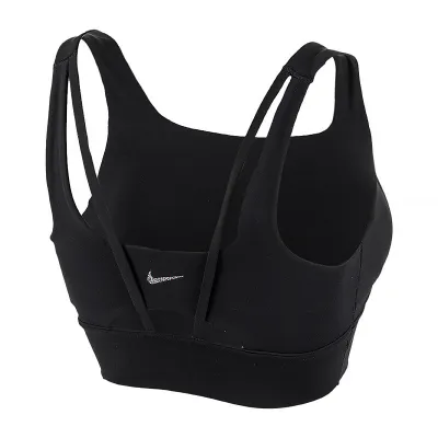 Женский Топ Nike W NK ALATE ELLIPSE LL BRA Черный L (DO6619-010) - Robinzon.ua