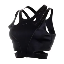 Жіночий Топ Nike W NK FM DF BRA 24 Чорний S (7dFQ2640-010 S) Жіночий Топ Nike W NK FM DF BRA 24 Чорний S (7dFQ2640-010 S) - Robinzon.ua
