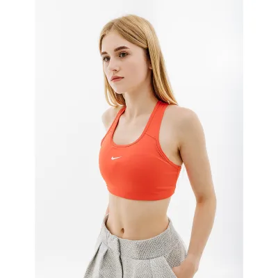 Жіночий Топ Nike SWOOSH BRA PAD Помаранчевий XS (7dBV3636-633 XS) - Robinzon.ua