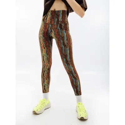 Женские Леггинсы Nike W NY DF HR 7/8 TGHT NV+  Разноцветный M (7dDX1561-227 M) - Robinzon.ua