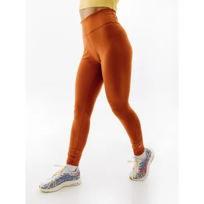 Женские Леггинсы Nike W NK ONE DF MR 7/8 TGT  Оранжевый S (7dDD0249-246 S) - Robinzon.ua