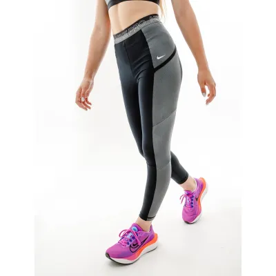 Женские Леггинсы Nike W NP DF HR 7/8 TIGHT FEMME Черный Серый XS (7dDX0063-010 XS) - Robinzon.ua