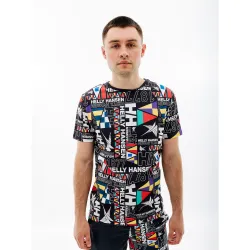 Мужская Футболка HELLY HANSEN NEWPORT T-SHIRT Разноцветный XL (7d34303-599 XL) - Robinzon.ua