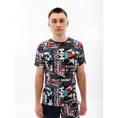 Чоловіча Футболка HELLY HANSEN NEWPORT T-SHIRT Різнокольоровий XL (7d34303-599 XL) - Robinzon.ua