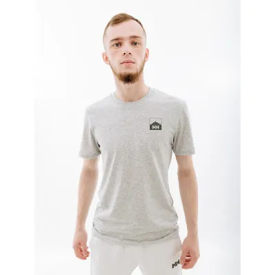 Мужская Футболка HELLY HANSEN NORD GRAPHIC HH T-SHIRT Серый XL (7d62979-949 XL) - Robinzon.ua