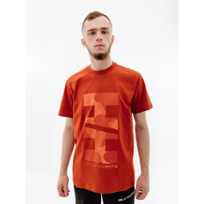 Чоловіча Футболка HELLY HANSEN MOVE COTTON T-SHIRT Помаранчевий XL (7d53976-308 XL) - Robinzon.ua