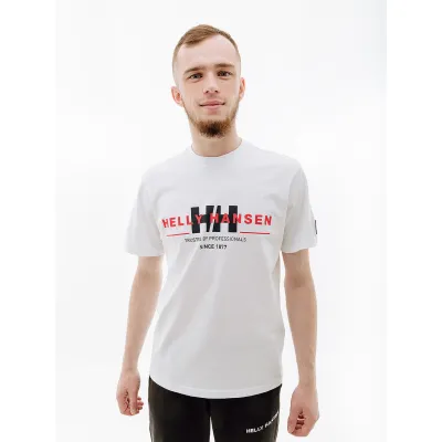 Чоловіча Футболка HELLY HANSEN RWB GRAPHIC T-SHIRT Білий XL (7d53763-001 XL) - Robinzon.ua