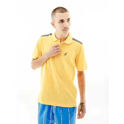 Мужская Футболка AUSTRALIAN TAPE STRIPE POLO CLUB PIQUE' Желтый L (7dLSUPO0060-329 L) - Robinzon.ua