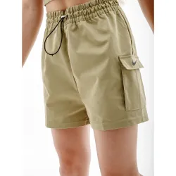 Женские Шорты Nike W NSW SWSH SHORT WVN SU  Бежевый S (7dFJ4887-276 S) - Robinzon.ua
