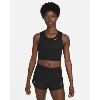 Женский Топ Nike Dri-FIT Race Черный L (7dDD5921-010 L) - Robinzon.ua