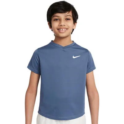 Детская футболка Nike DF VICTORY SS TOP Темно-синий 137-147 (CV7565-493 137-147) - Robinzon.ua