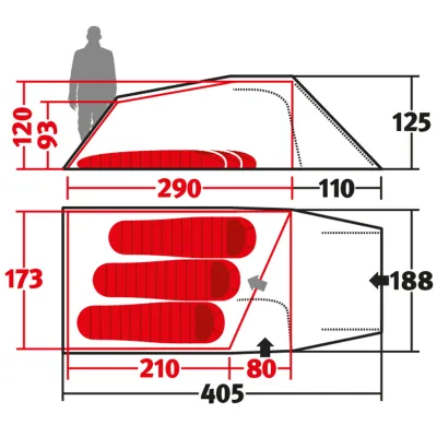 Намет Wechsel Outpost 3 TL Laurel Oak (231070) - Robinzon.ua