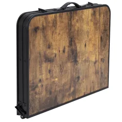 Стіл Bo-Camp Decatur 90x60 cm Black/Wood look (1404200) - Robinzon.ua