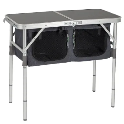 Стіл Bo-Camp Otter 80x40 cm Anthracite (1693680) - Robinzon.ua