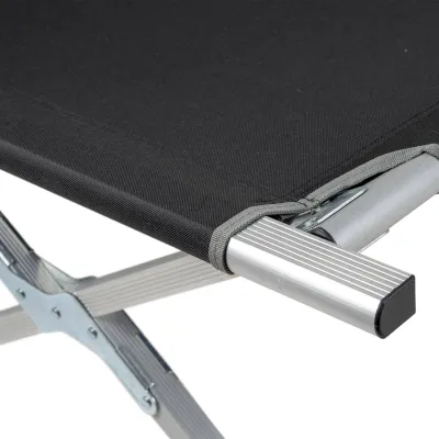 Ліжко розкладне Bo-Camp Single XL Black (1304488) - Robinzon.ua