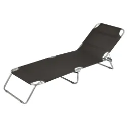 Кровать раскладная Bo-Camp Sun Lounger 3 Positions Anthracite (1304480) Кровать раскладная Bo-Camp Sun Lounger 3 Positions Anthracite (1304480) - Robinzon.ua