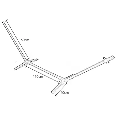 Стійка для гамака Bo-Camp Mudanza Brown (7100250) - Robinzon.ua