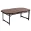 Стіл Bo-Camp Woodbine Oval 150x80 cm Black/Wood look (1404230) - Robinzon.ua