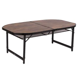 Стіл Bo-Camp Woodbine Oval 150x80 cm Black/Wood look (1404230) Стіл Bo-Camp Woodbine Oval 150x80 cm Black/Wood look (1404230) - Robinzon.ua