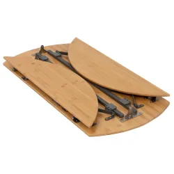 Стіл Bo-Camp Poundbury Round 90x90 cm Brown (1404656) Стіл Bo-Camp Poundbury Round 90x90 cm Brown (1404656) - Robinzon.ua