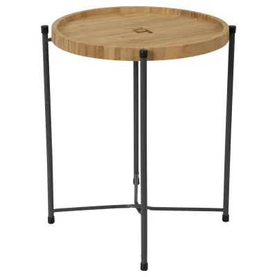 Стіл Bo-Camp Carnaby M 32x32 cm Bamboo Brown (1404322) - Robinzon.ua