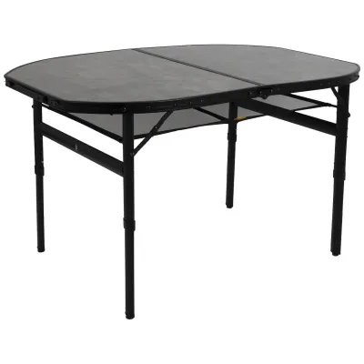 Стол Bo-Camp Northgate Oval 120x80 cm Black/Grey (1404187) - Robinzon.ua