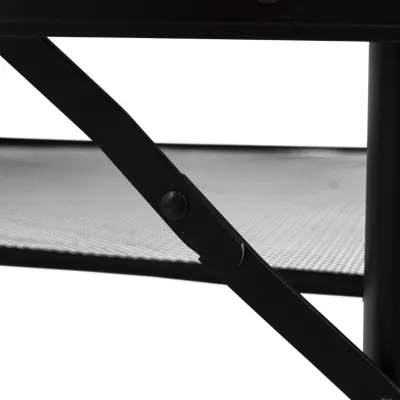 Стіл Bo-Camp Northgate Oval 150x80 cm Black/Grey (1404188) - Robinzon.ua