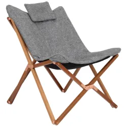 Крісло розкладне Bo-Camp Bloomsbury M Grey (1200369) - Robinzon.ua