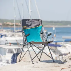 Кресло раскладное Uquip Izzy Blue/Grey (244001) - Robinzon.ua