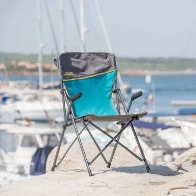 Кресло раскладное Uquip Izzy Blue/Grey (244001) - Robinzon.ua