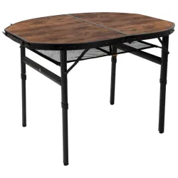 Стіл Bo-Camp Woodbine Oval 100x70 cm Black/Wood look (1404185) Стіл Bo-Camp Woodbine Oval 100x70 cm Black/Wood look (1404185) - Robinzon.ua