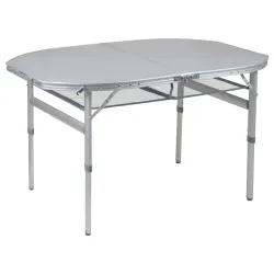 Стіл Bo-Camp Premium Oval 120x80 cm Grey (1404420) Стіл Bo-Camp Premium Oval 120x80 cm Grey (1404420) - Robinzon.ua