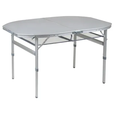 Стол Bo-Camp Premium Oval 120x80 cm Grey (1404420) - Robinzon.ua