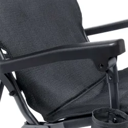 Кресло раскладное Uquip Barry Black (244055) - Robinzon.ua