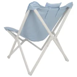 Кресло раскладное Bo-Camp Gordes L Pastel Blue (1200371) - Robinzon.ua