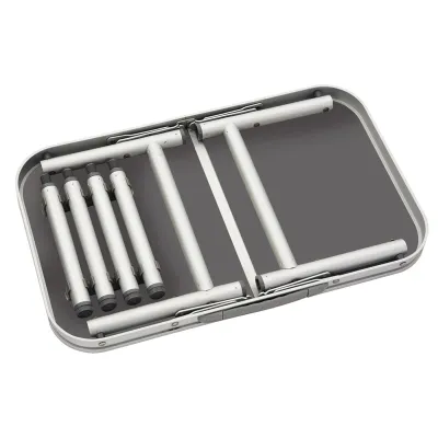 Стол Bo-Camp 56x34 cm Grey (1404394) - Robinzon.ua