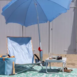 Кресло раскладное Bo-Camp Saint-Malo Pastel Blue (1204801) - Robinzon.ua