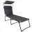 Кровать раскладная Bo-Camp Sun Lounger With Sunscreen 5 Positions Grey (1304492) - Robinzon.ua