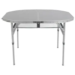 Стіл Bo-Camp Premium Oval 100x70 cm Grey (1404424) Стіл Bo-Camp Premium Oval 100x70 cm Grey (1404424) - Robinzon.ua