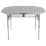 Стол Bo-Camp Premium Oval 100x70 cm Grey (1404424) - Robinzon.ua