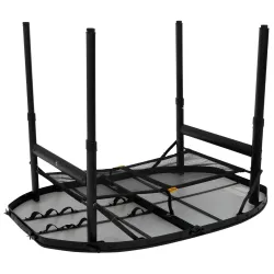 Стіл Bo-Camp Northgate 100x70 cm Black/Grey (1404189) - Robinzon.ua