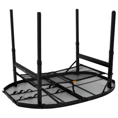 Стіл Bo-Camp Northgate 100x70 cm Black/Grey (1404189) - Robinzon.ua