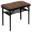 Стол Bo-Camp Woodbine 56x34 cm Black/Wood look (1404191) - Robinzon.ua