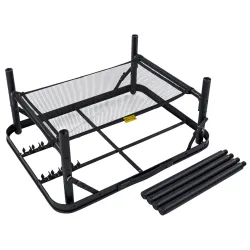 Стіл Bo-Camp Garland 60x45 cm Black/Wood look (1404195) - Robinzon.ua