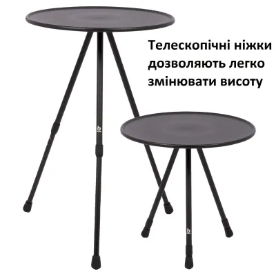 Стол Bo-Camp Sawtelle 37x37 cm Black (1404327) - Robinzon.ua