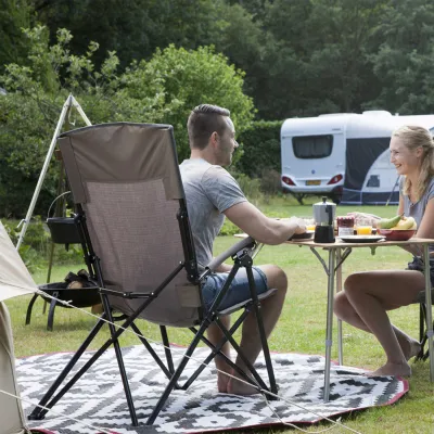 Коврик для пикника Bo-Camp Falconwood Round Black/White (4271100) - Robinzon.ua