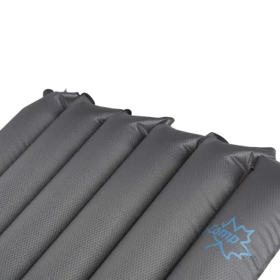 Коврик надувной Bo-Camp Delux 185x50x6.3 cm Grey (3106602) - Robinzon.ua