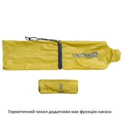 Килимок надувний Wechsel Coreo Double-Tube TL Lemon/Grey (233122) - Robinzon.ua